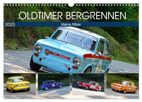 OLDTIMER BERGRENNEN - Kleine Flitzer (Wandkalender 2025 DIN A3 quer), CALVENDO Monatskalender von CALVENDO
