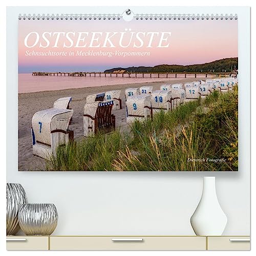 OSTSEEKÜSTE Sehnsuchtsorte in Mecklenburg-Vorpommern (hochwertiger Premium Wandkalender 2025 DIN A2 quer), Kunstdruck in Hochglanz von CALVENDO