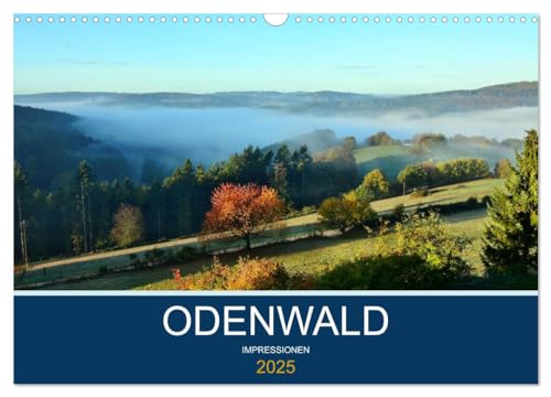 Odenwald - Impressionen (Wandkalender 2025 DIN A3 quer), CALVENDO Monatskalender von CALVENDO