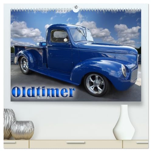 Oldtimer-Kunst (hochwertiger Premium Wandkalender 2026 DIN A2 quer), Kunstdruck in Hochglanz: Oldtimer durch Fotokunst perfekt in Szene gesetzt (CALVENDO Mobilitaet) von Calvendo