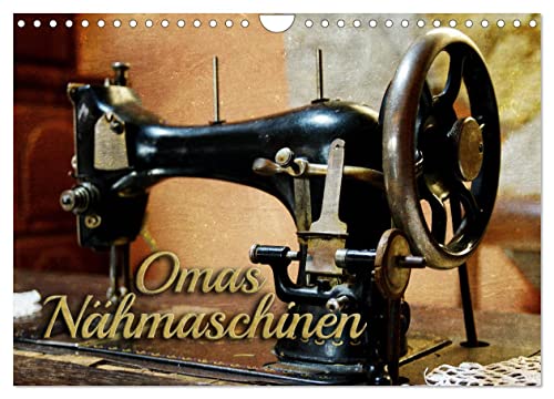 Omas Nähmaschinen (Wandkalender 2025 DIN A4 quer), CALVENDO Monatskalender von CALVENDO