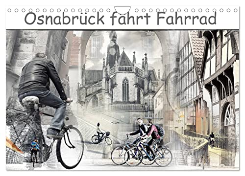 Osnabrück fährt Fahrrad (Wandkalender 2025 DIN A4 quer), CALVENDO Monatskalender von CALVENDO