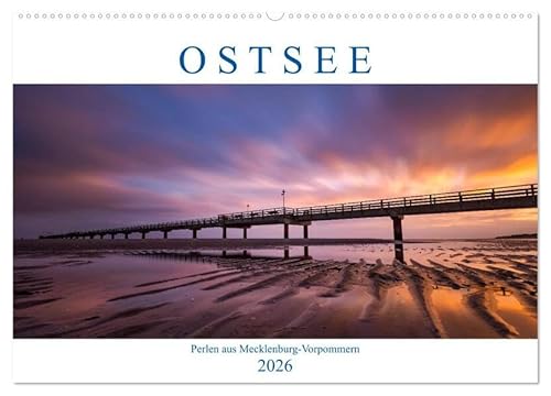 Ostsee - Perlen aus Mecklenburg-Vorpommern (Wandkalender 2026 DIN A2 quer), CALVENDO Monatskalender: Ostseemotive von Sassnitz bis Prerow (CALVENDO Orte) von Calvendo