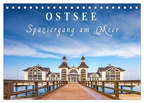Ostsee - Spaziergang am Meer (Tischkalender 2025 DIN A5 quer), CALVENDO Monatskalender von CALVENDO
