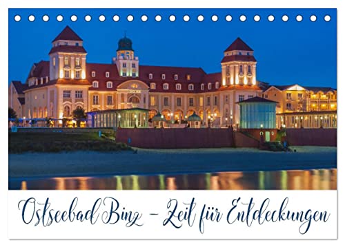 Ostseebad Binz – Zeit für Erholung (Tischkalender 2025 DIN A5 quer), CALVENDO Monatskalender von CALVENDO