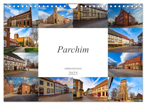 Parchim Impressionen (Wandkalender 2025 DIN A4 quer), CALVENDO Monatskalender von CALVENDO