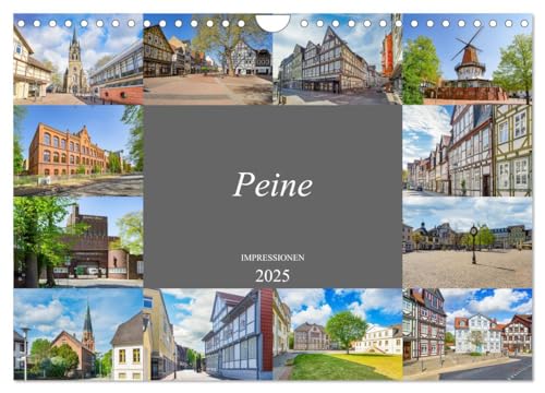 Peine Impressionen (Wandkalender 2025 DIN A4 quer), CALVENDO Monatskalender von CALVENDO