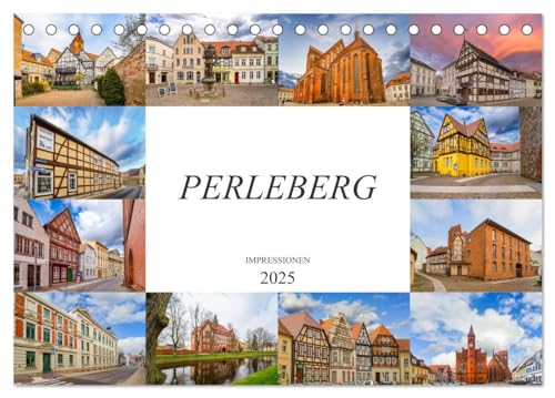 Perleberg Impressionen (Tischkalender 2025 DIN A5 quer), CALVENDO Monatskalender von CALVENDO
