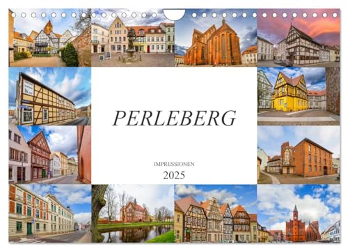 Perleberg Impressionen (Wandkalender 2025 DIN A4 quer), CALVENDO Monatskalender von CALVENDO
