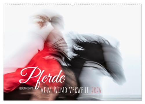 Pferde vom Wind verweht (Wandkalender 2026 DIN A2 quer), CALVENDO Monatskalender von CALVENDO