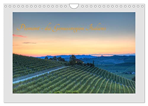 Piemont - die Genussregion Italiens (Wandkalender 2025 DIN A4 quer), CALVENDO Monatskalender von CALVENDO