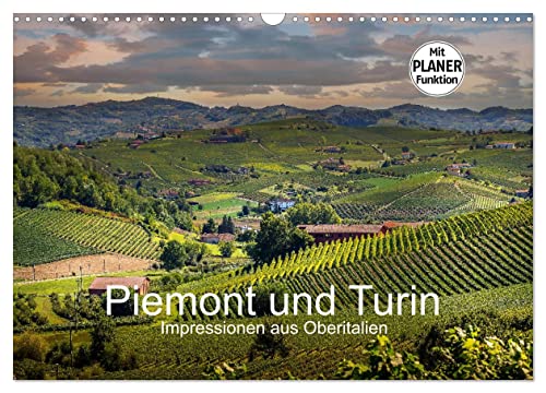 Piemont und Turin (Wandkalender 2025 DIN A3 quer), CALVENDO Monatskalender von CALVENDO