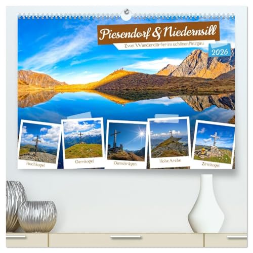 Piesendorf & Niedernsill (hochwertiger Premium Wandkalender 2026 DIN A2 quer), Kunstdruck in Hochglanz: Schöne Impressionen von den zwei Wanderdörfern Piesendorf und Niedernsill (CALVENDO Natur) von Calvendo