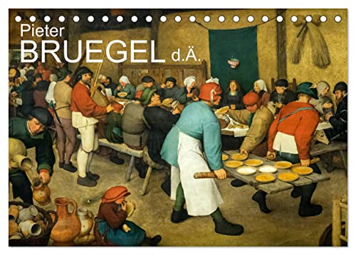 Pieter Bruegel d.Ä. (Tischkalender 2025 DIN A5 quer), CALVENDO Monatskalender von CALVENDO