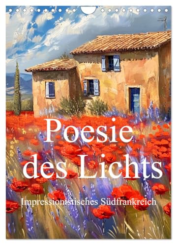 Poesie des Lichts - impressionistisches Südfrankreich (Wandkalender 2026 DIN A4 hoch), CALVENDO Monatskalender von CALVENDO