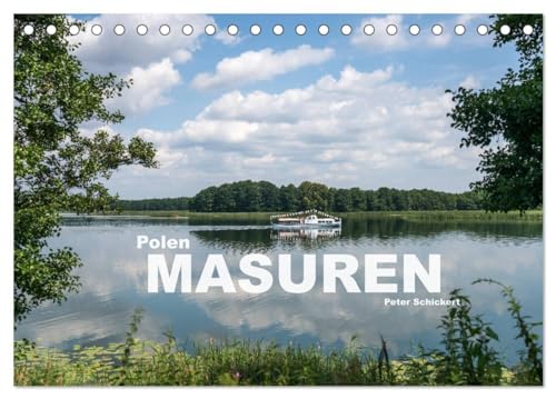 Polen - Masuren (Tischkalender 2025 DIN A5 quer), CALVENDO Monatskalender: Die wunderbare Landschaft im Nordosten Polens in einem Kalender vom Reisefotografen Peter Schickert (CALVENDO Orte) von CALVENDO