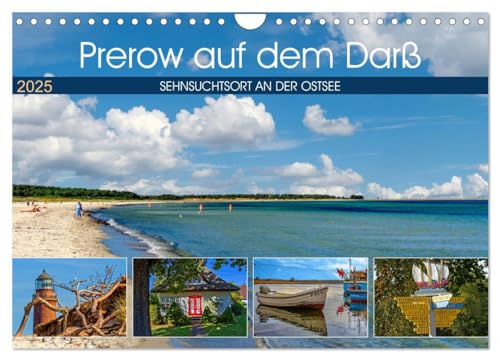 Prerow auf dem Darß - Sehnsuchtsort an der Ostsee (Wandkalender 2025 DIN A4 quer), CALVENDO Monatskalender von CALVENDO