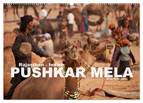Rajasthan, Indien - Pushkar Mela (Wandkalender 2025 DIN A2 quer), CALVENDO Monatskalender von CALVENDO