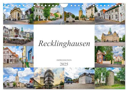 Recklinghausen Impressionen (Wandkalender 2025 DIN A4 quer), CALVENDO Monatskalender von CALVENDO