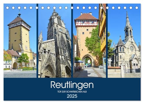 Reutlingen - Tor zur Schwäbischen Alb (Tischkalender 2025 DIN A5 quer), CALVENDO Monatskalender von CALVENDO