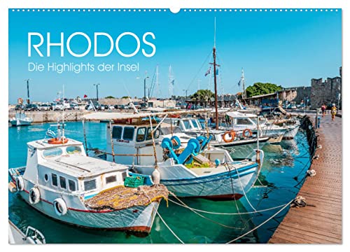 Rhodos - Die Highlights der Insel (Wandkalender 2025 DIN A2 quer), CALVENDO Monatskalender von CALVENDO