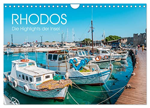 Rhodos - Die Highlights der Insel (Wandkalender 2025 DIN A4 quer), CALVENDO Monatskalender von CALVENDO