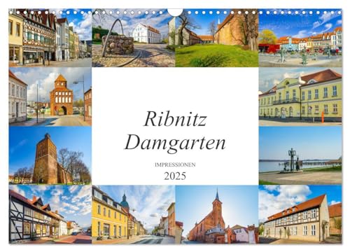 Ribnitz Damgarten Impressionen (Wandkalender 2025 DIN A3 quer), CALVENDO Monatskalender von CALVENDO