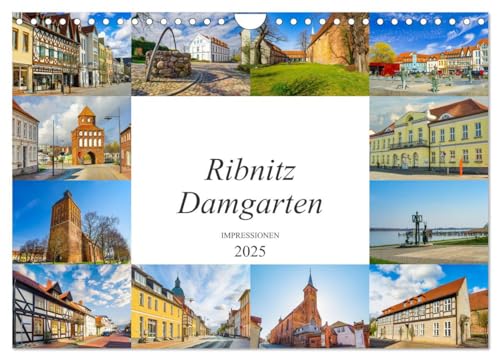 Ribnitz Damgarten Impressionen (Wandkalender 2025 DIN A4 quer), CALVENDO Monatskalender von CALVENDO