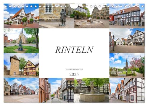 Rinteln Impressionen (Wandkalender 2025 DIN A4 quer), CALVENDO Monatskalender von CALVENDO