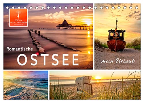Romantische Ostsee - mein Urlaub (Tischkalender 2025 DIN A5 quer), CALVENDO Monatskalender von CALVENDO