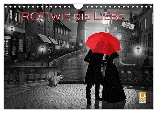 Rot wie die Liebe by Mausopardia (Wandkalender 2026 DIN A4 quer), CALVENDO Monatskalender: Schöne Frauen von sexy Pin-Up Girls bis mondän. (CALVENDO Erotik) von Calvendo