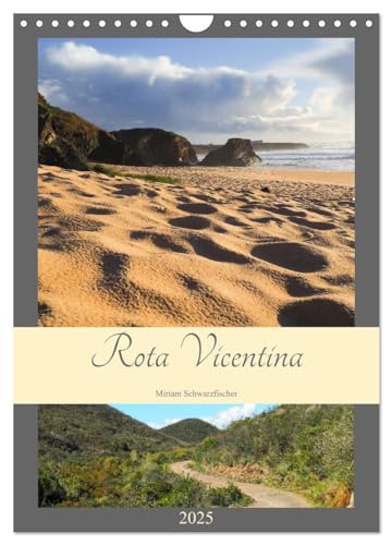 Rota Vicentina (Wandkalender 2025 DIN A4 hoch), CALVENDO Monatskalender: Weitwanderweg Portugal (CALVENDO Orte) von Calvendo