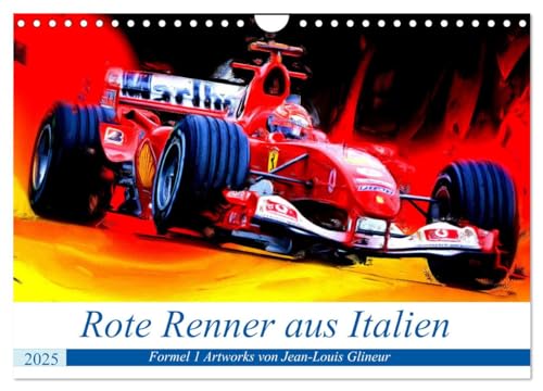Rote Renner aus Italien (Wandkalender 2025 DIN A4 quer), CALVENDO Monatskalender von CALVENDO