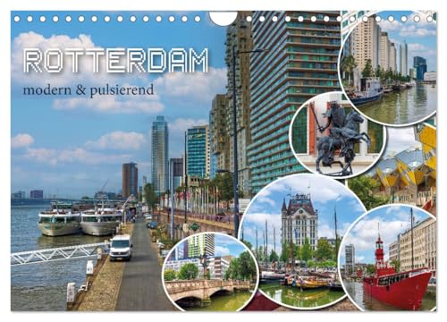 Rotterdam - modern und pulsierend (Wandkalender 2025 DIN A4 quer), CALVENDO Monatskalender von CALVENDO