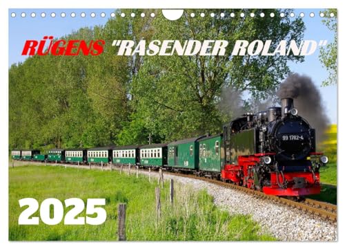 Rügens "rasender Roland" (Wandkalender 2025 DIN A4 quer), CALVENDO Monatskalender von CALVENDO