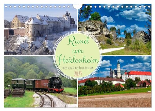 Rund um Heidenheim (Wandkalender 2025 DIN A4 quer), CALVENDO Monatskalender von CALVENDO