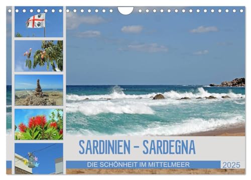 SARDINIEN - SARDEGNA (Wandkalender 2025 DIN A4 quer), CALVENDO Monatskalender von CALVENDO