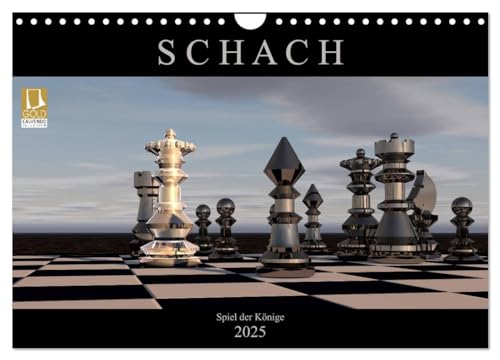 SCHACH - Spiel der Könige (Wandkalender 2025 DIN A4 quer), CALVENDO Monatskalender von CALVENDO