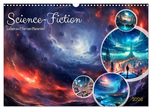 SCIENCE-FICTION Leben auf fernen Planeten (Wandkalender 2026 DIN A3 quer), CALVENDO Monatskalender von CALVENDO