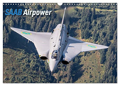 Saab Airpower (Wandkalender 2025 DIN A3 quer), CALVENDO Monatskalender von CALVENDO