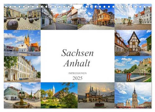 Sachsen Anhalt Impressionen (Wandkalender 2025 DIN A4 quer), CALVENDO Monatskalender von CALVENDO