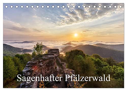 Sagenhafter Pfälzerwald (Tischkalender 2025 DIN A5 quer), CALVENDO Monatskalender von CALVENDO