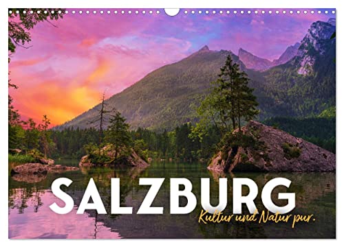 Salzburg - Kultur und Natur pur. (Wandkalender 2025 DIN A3 quer), CALVENDO Monatskalender: Im Land von Sound of Music. (CALVENDO Orte) von Calvendo