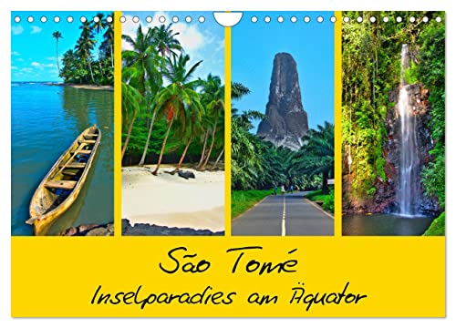 São Tomé - Inselparadies am Äquator (Wandkalender 2025 DIN A4 quer), CALVENDO Monatskalender von CALVENDO