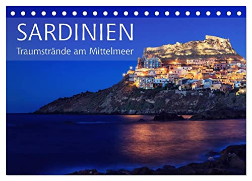 Sardinien - Traumstrände am Mittelmeer (Tischkalender 2025 DIN A5 quer), CALVENDO Monatskalender von CALVENDO