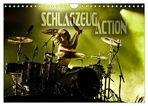 Schlagzeug Action (Wandkalender 2025 DIN A4 quer), CALVENDO Monatskalender von CALVENDO