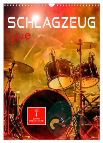 Schlagzeug live (Wandkalender 2025 DIN A3 hoch), CALVENDO Monatskalender: Schlagzeug, das Instrument, dass nicht nur den Musiker, sondern während ... Leistungssportler verlangt. (CALVENDO Kunst) von CALVENDO
