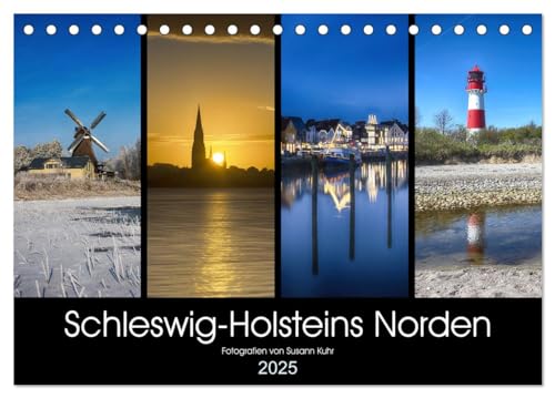 Schleswig-Holsteins Norden (Tischkalender 2025 DIN A5 quer), CALVENDO Monatskalender