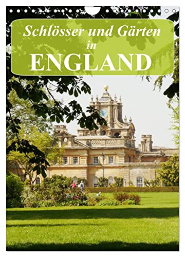 Schlösser und Gärten in England (Wandkalender 2025 DIN A4 hoch), CALVENDO Monatskalender von CALVENDO