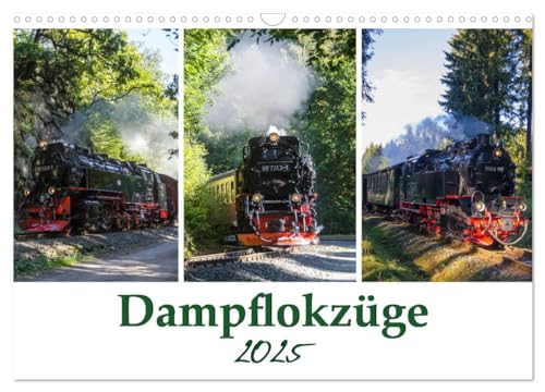 Schmalspurbahnen im Harz (Wandkalender 2025 DIN A3 quer), CALVENDO Monatskalender von CALVENDO